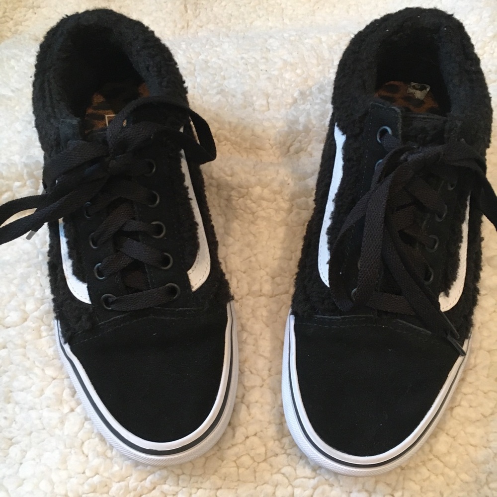 Vans Old Skool faux fur